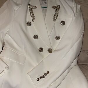 La’ Ros White Blazer from Western Vogue